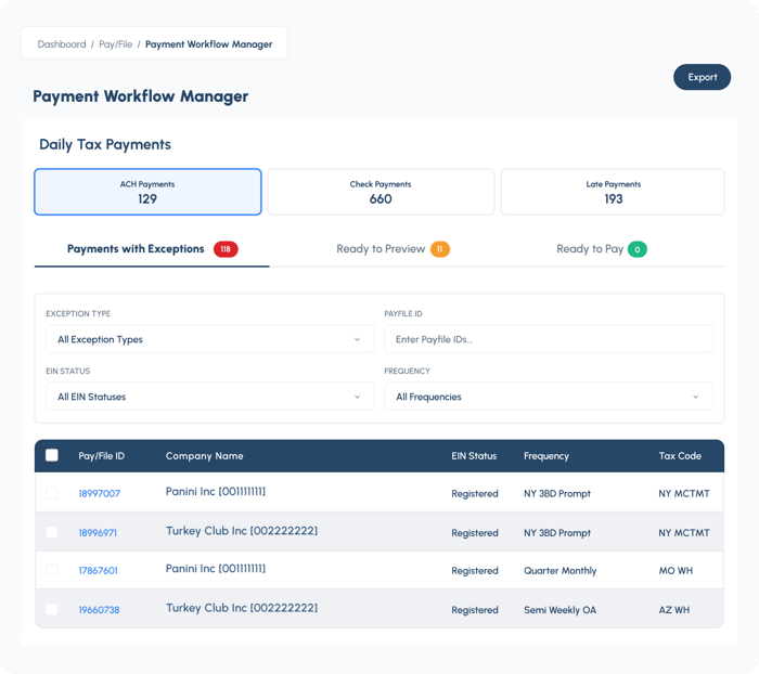Payment Workflow Manager